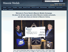 Tablet Screenshot of masonicmedals.net